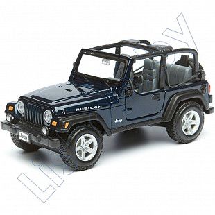 Машинка Maisto 1:27 Jeep Wrangler Rubicon (31245) blue