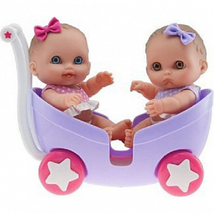 Кукла JC Пупсы в коляске Близнецы 16982