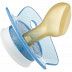 Пустышка Canpol babies ортодонтическая латексная 6-18 мес Basic 22/426_new blue