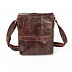 Мужская кожаная сумка Pola 8165 dark brown