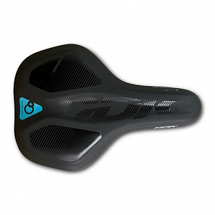 Велоседло DDK D053MF black/grey/blue