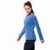Футболка женская Jack Wolfskin Hollow Range Longsleeve Women zircon blue