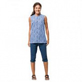 Рубашка женская Jack Wolfskin Sonora Maori Sleeveless W shirt blue all over