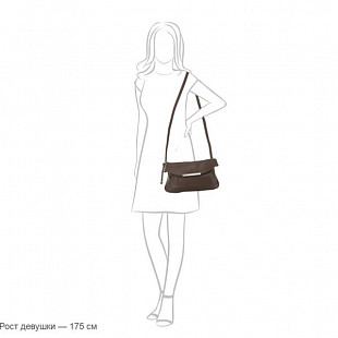 Женская сумка Pola 7170 dark grey