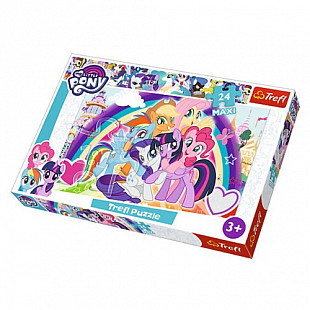 Пазл Trefl Счастливые пони 14269