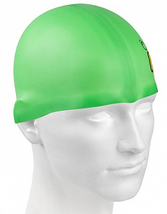 Шапочка для бассейна (плавания) детская Mad Wave Junior Solid green
