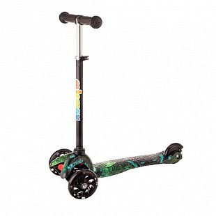 Самокат MicMax Mini MG02B-49W black/green