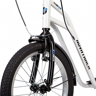 Самокат внедорожный Novatrack City Line White 18/14" 18STAMPN1CL.WT8