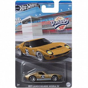 Машинка Hot Wheels 1971 Lamborghini Miura SV 4/6 (HRT81 HRV03)
