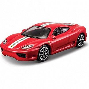 Коллекционная машина Bburago 1:64 Ferrari Challenge Stradale (18-56000) red
