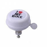 Велозвонок RT I love my bike L-A-5 white