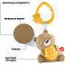 Музыкальная подвеска Fisher Price Медвежонок с медом (HRB18)