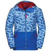 Куртка детская Jack Wolfskin Snowy Days Print Jacket Kids coastal blue allover