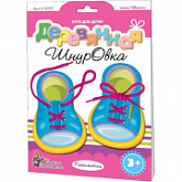 Деревянная шнуровка Десятое Королевство «Башмачки» 001899