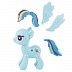 Поп-конструктор My Little Pony Создай свою пони Радуга Дэш (A8208)