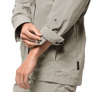 Куртка летняя женская Jack Wolfskin Lakeside Fieldjacket W dusty grey