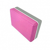 Блок для йоги Body Form BF-YB04 pink/grey
