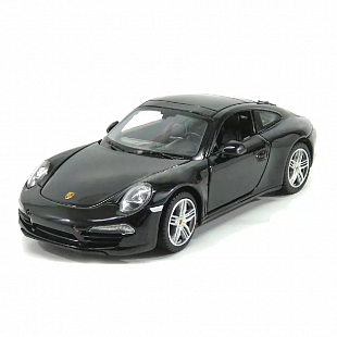 Машинка Bburago 1:24 Porsche 911 Carrera S (18-21065) black