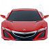 Масштабная модель автомобиля Maisto 1:24 Acura NSX Concept (81224) red