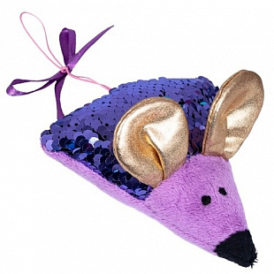 Мягкая игрушка Fancy Мышонок Сырник KMT0U purple