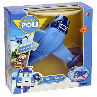 Игрушка Robocar Poli Самолет Кэри со светом и звуком 83359
