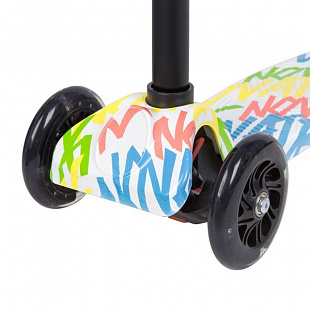Самокат-кикборд Novatrack RainBow Подростковый Color design 120RAINBOW.WPN8