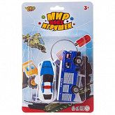 Набор YAKO "Полицейский участок", машинки инерционные, серия Мир micro Игрушек В88729