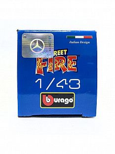 Машинка Bburago 1:43 Mercedes-Benz SLS AMG Roadster (18-30000/18-30241) white