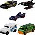 Набор машинок Hot Wheels Batman 5 шт (1806 JLN10)