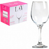 Набор бокалов для вина Lav 6 штук 0,3 л Fame LV-FAM523F