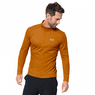 Пуловер мужский Jack Wolfskin Sky Range Halfzip M rusty orange