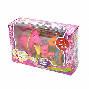 Игровой набор Maya Toys Семья пони 48001
