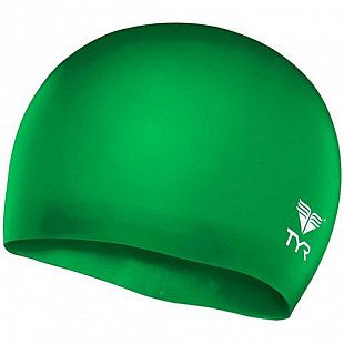 Шапочка для плавания Long Hair Wrinkle-Free Silicone Junior Cap LCSJRL/326 Green