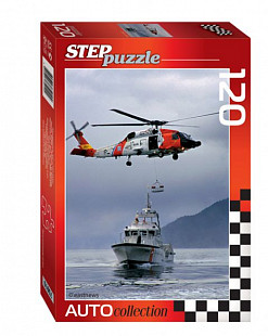 Мозаика Step Puzzle Золотая серия -10 120 Машины 75010