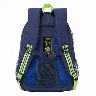 Рюкзак школьный GRIZZLY RB-052-1 /3 dark blue/blue