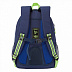 Рюкзак школьный GRIZZLY RB-052-1 /3 dark blue/blue