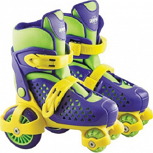 Роликовые коньки Novus AJIS-17.01 purple/yellow