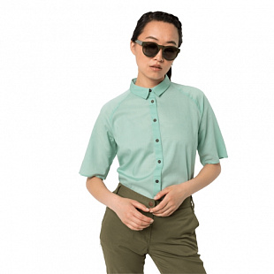 Рубашка женская Jack Wolfskin Nata River Shirt W light jade stripes