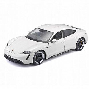 Машинка Bburago 1:24 Porsche Taycan Turbo S (18-21098) white