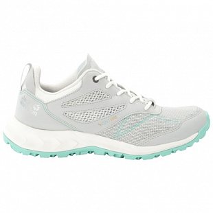 Кроссовки женские Jack Wolfskin Woodland Vent Low W light grey / light green