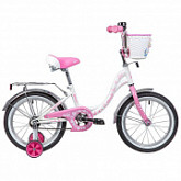 Велосипед Novatrack Butterfly 16" (2019) White/Pink 167BUTTERFLY.WPN9