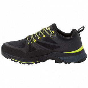 Водонепроницаемые кроссовки мужские Jack Wolfskin Force Striker Texapore Low M black / lime