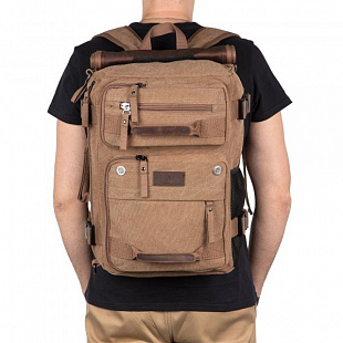 Рюкзак-трансформер Polar 0567 brown