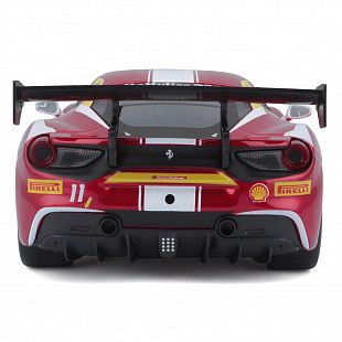 Коллекционная машина Bburago 1:24 Racing Ferrari 488 (18-26308) red
