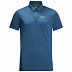 Рубашка поло мужская Jack Wolfskin Jwp Polo M indigo blue