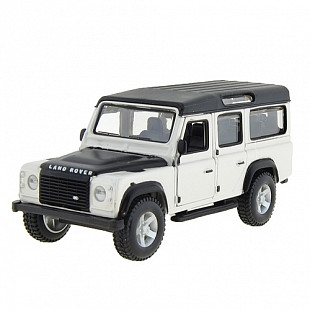 Коллекционная машина Bburago 1:32 Landrover Defender (18-43029) white