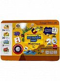 Магнитная игра Magneticus Познаем мир Животные (POL-009) orange