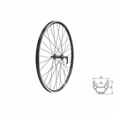 Велоколесо переднее Kellys KLS Draft 27.5" black УТ-00039093	