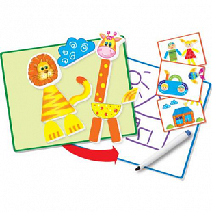 Игра настольная Vladi Toys Магнитная мозаика VT3701-02