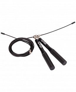 Скакалка скоростная Starfit RP-301 металл с подшипниками и шарнирами black